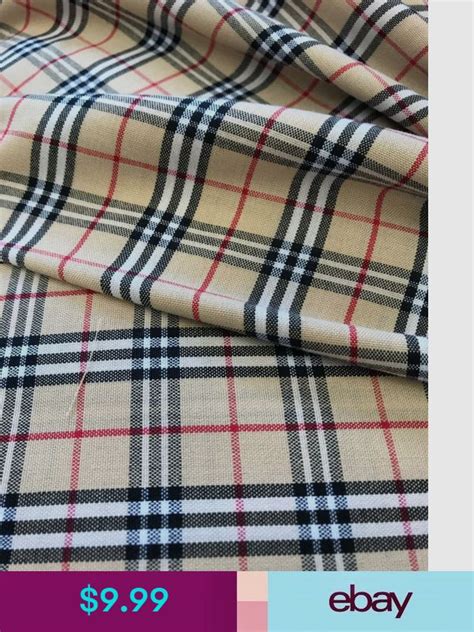 burberry fabric for crafts.